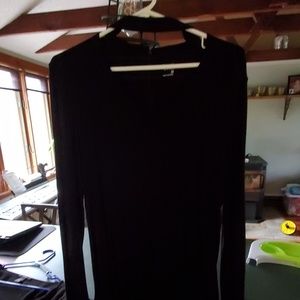 Long sleeve choker shirt